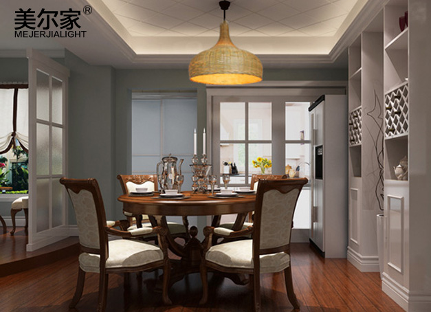 美爾家藤藝燈家居場(chǎng)景圖